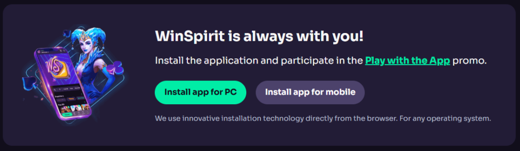 winspirit casino app